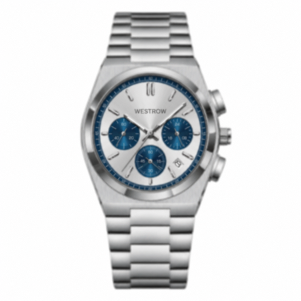 Men's Moonphase Chronograph – Silver Edition