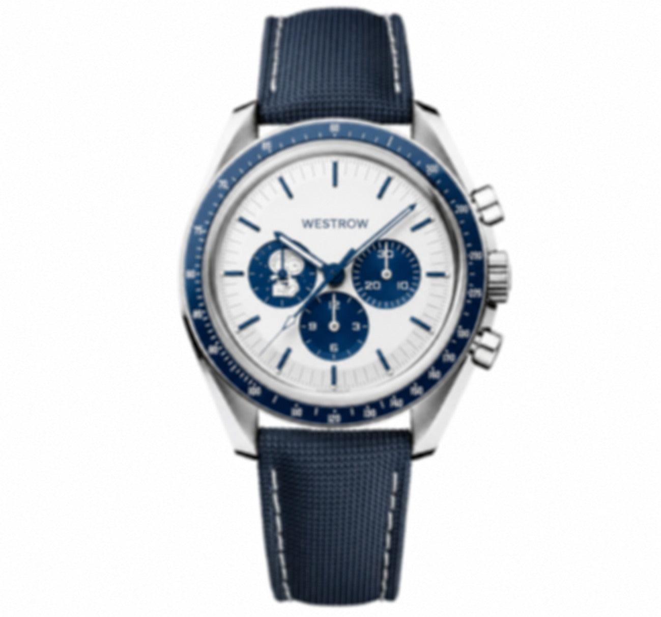 Men's Moonphase Chronograph – Silver Edition