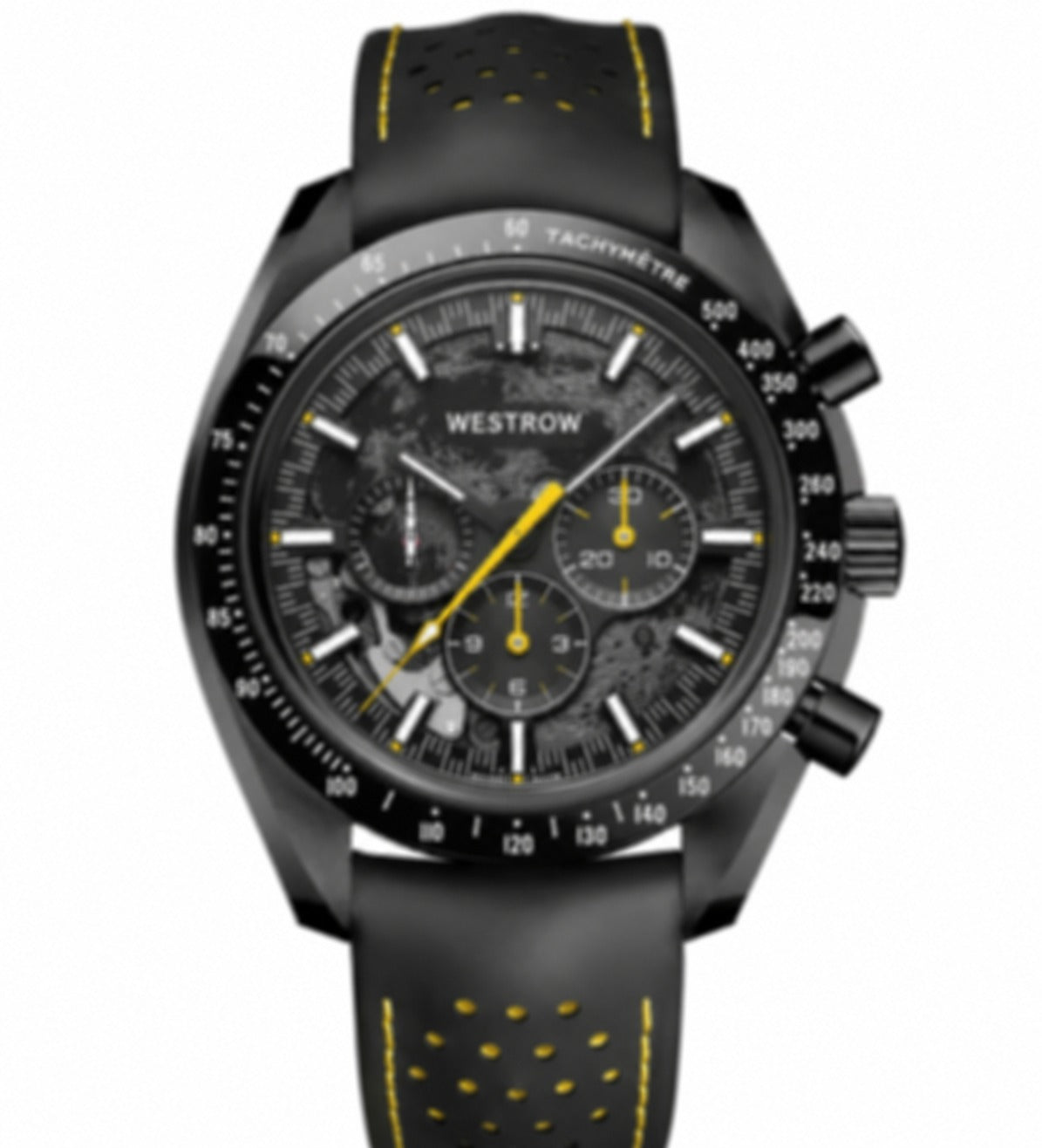 Men's Moonphase Chronograph – Black Edition